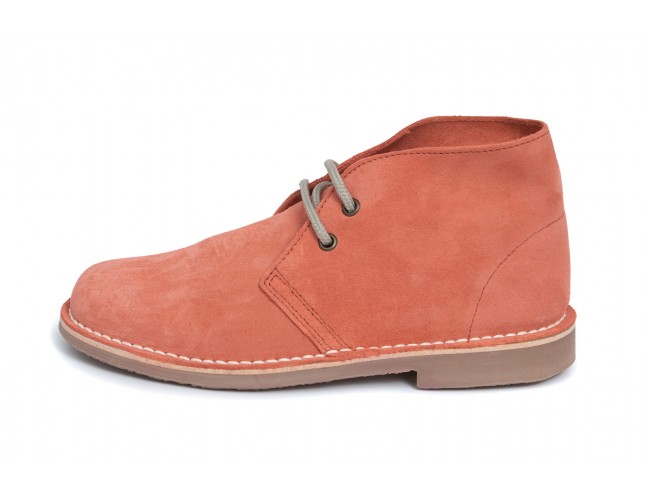 Ghete ATXA din piele intoarsa, model SAFARI 2000, Coral