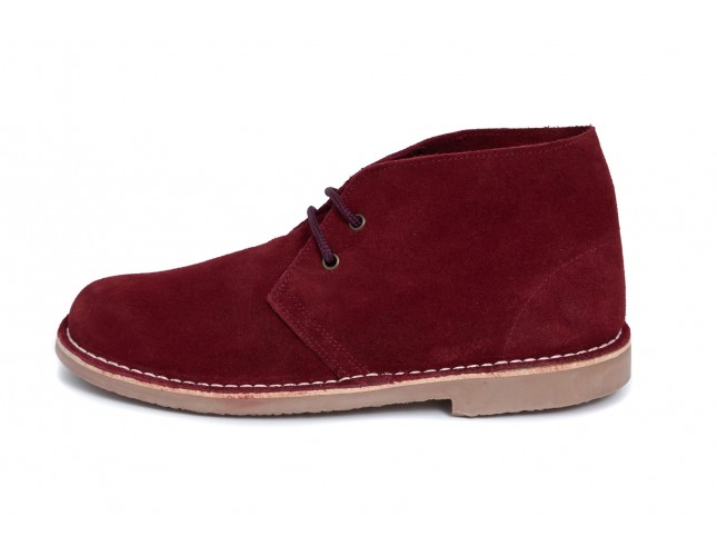 Ghete ATXA din piele intoarsa, model SAFARI 2000B, Bordo