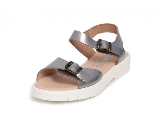 Sandale Yowas pentru copii, model Glas, Argintiu