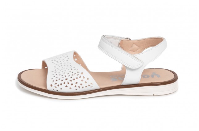 Sandale Yowas pentru copii, model Micronapa, Alb