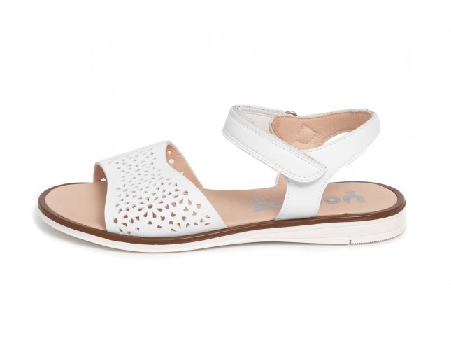 Sandale Yowas pentru copii, model Micronapa, Alb
