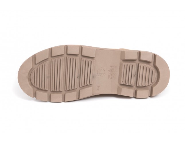 Ghete Natural World, din piele naturala, model 7182B, Maro Castano