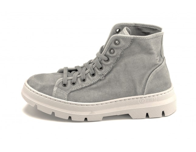Ghete Natural World, model Bota 7101, Gri, aspect Stone-Washed