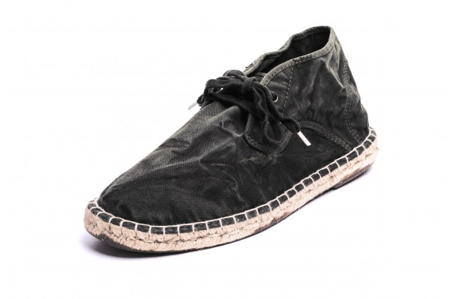 Espadrile Natural World, model Safari, Negru