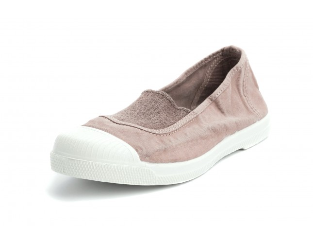 Tenisi Natural World, model Elastico Central, Bej, aspect Stone-Washed