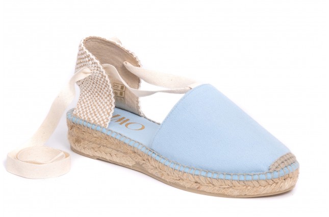 Sandale Gaimo din panza, model VALENCIANA 02, Bleu