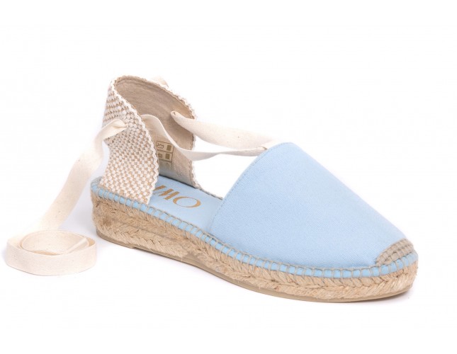 Sandale Gaimo din panza, model VALENCIANA 02, Bleu