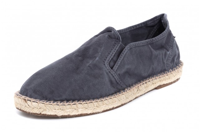 Espadrile Natural World, model Slip On, Marin, aspect Stone-Washed