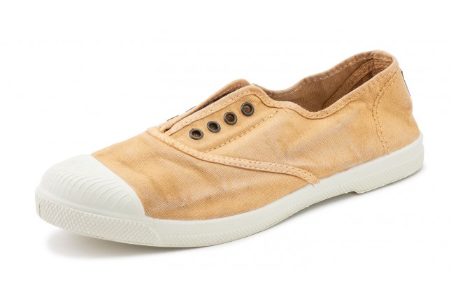 Tenisi Natural World, model Elastico, Bej Arcilla, aspect Stone-Washed