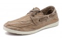 Pantofi Natural World, model Nautico 303, Bej aspect Stone-Washed