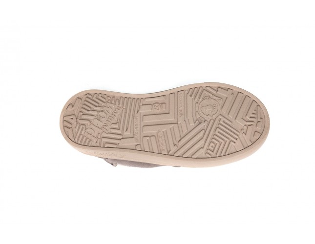 Ghete Natural World, din piele naturala, model 6982, Caramiziu Teja