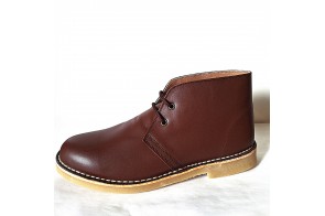 Ghete Safari, piele Napa, Maro Palisander