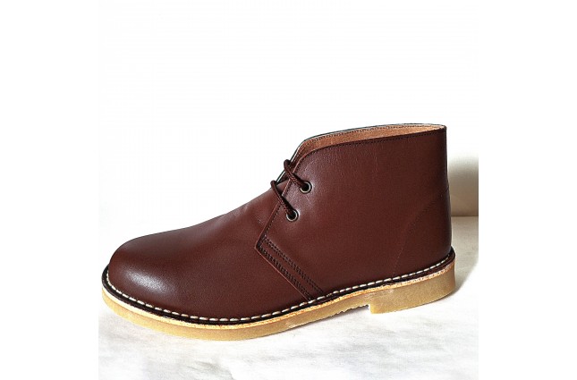 Ghete Safari, piele Napa, Maro Palisander