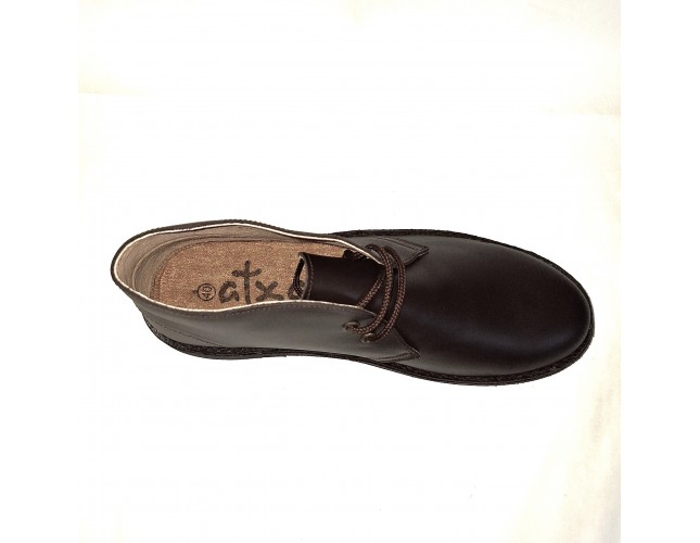 Ghete Safari, piele Napa, Maro Ebony