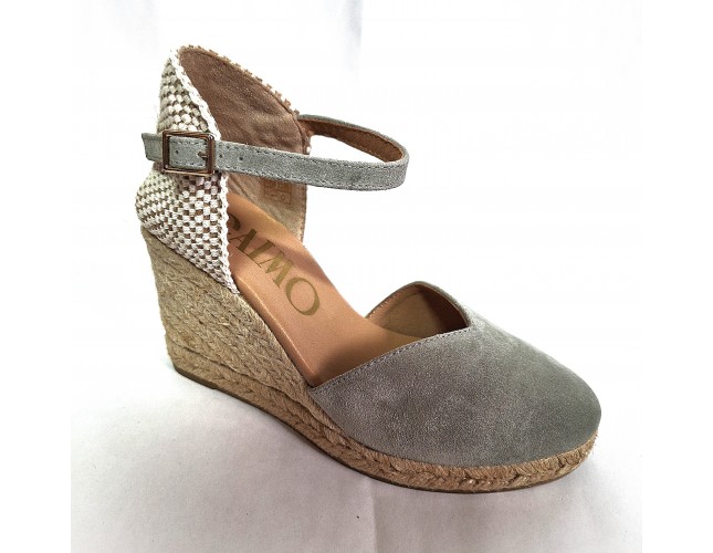 Sandale Gaimo din piele, model CLOE, Gri