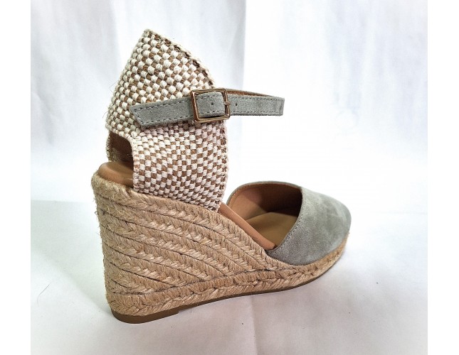 Sandale Gaimo din piele, model CLOE, Gri