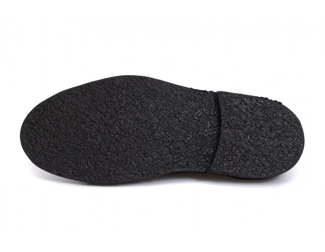 Pantofi ATXA, din piele intoarsa, model Safari 1916, Negru