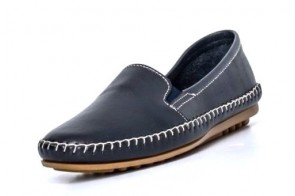 Mocasini Himalaya, din piele naturala, model  5511, Albastru Marin