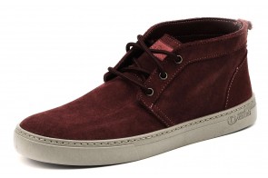 Ghete Natural World, din piele intoarsa, model 6762, Bordo