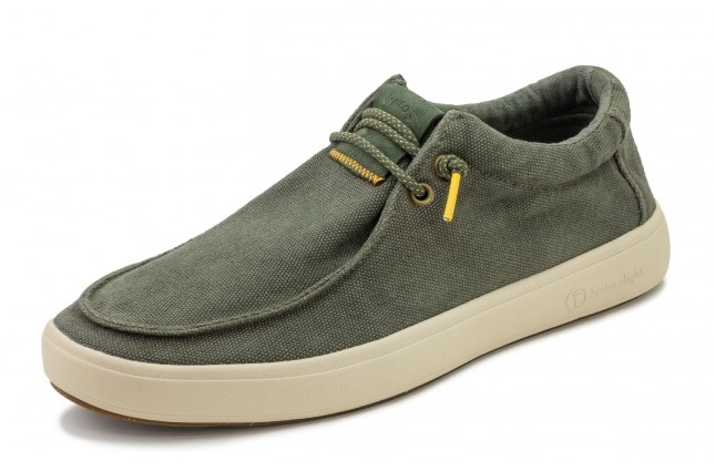 Pantofi Natural World, model Naturalight 8411, Kaki aspect Stone-Washed