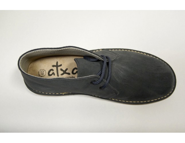 Ghete Safari, piele intoarsa Gri