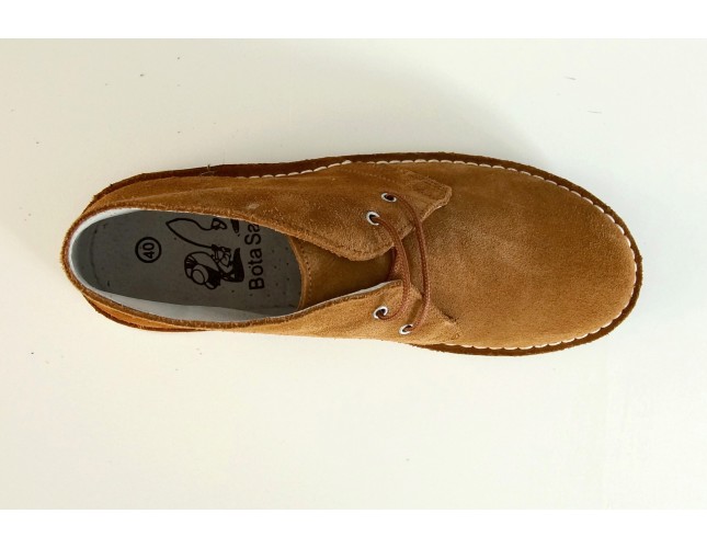 Ghete Safari, piele intoarsa Camel