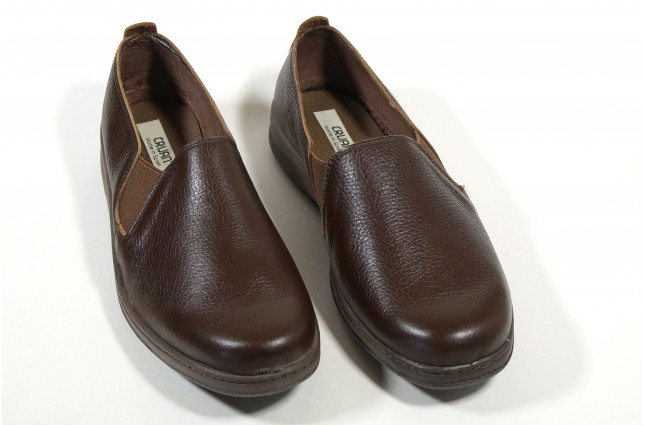 Pantofi din piele naturala Maro, pentru barbati