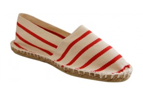 Espadrile Gaelle Dungi Crem/Rosu